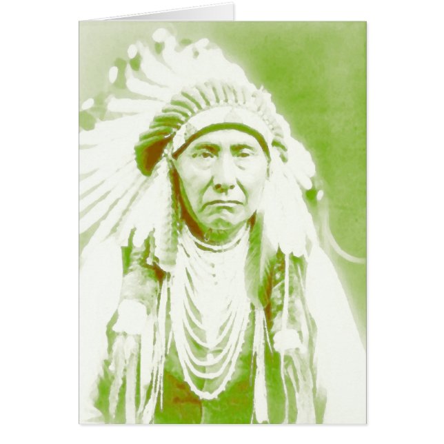 Häuptling Joseph indianischer Führer (Vorne)