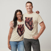 Häuptling mit Bärenfell T-Shirt (Unisex)