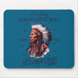 Häuptling pokalotatwat vom Stamm einheimischer Ure Mousepad