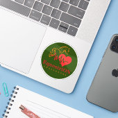 Hauptlogo-Vinyl-Aufkleber Aufkleber (Laptop mit iPhone)