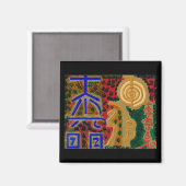 Hauptmagnete des Reiki-Heilmittels Magnet (Vorderseite/Rückseite)