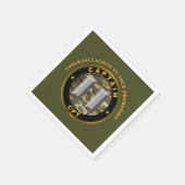 Hauptmann CPT Beförderung   Serviette (Ecke)