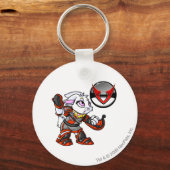 Hauptmann der Weltraumstation der Virtupets 1 Schlüsselanhänger (Vorderseite)