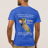 Hauptmann des California Staat T-Shirt (Rückseite)