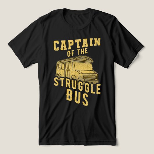 Hauptmann des Kampfbusses Tri-Blend Shirt (Design Vorderseite)