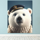 Hauptmann des Polar-Bären Leinwanddruck (Insitu (Holzboden))