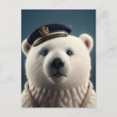Hauptmann des Polar-Bären Postkarte (Vorderseite)