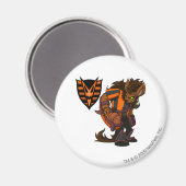 Hauptmann des Spuk Holzteams 1 Magnet (Vorderseite/Rückseite)