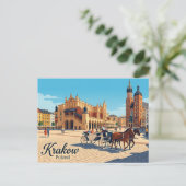 Hauptmarkt Polen Postkarte (Stehend Vorderseite)
