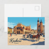 Hauptmarkt Polen Postkarte (Vorne/Hinten)