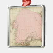 Hauptmeridiane Washington und Paris Silbernes Ornament (Links)