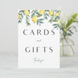 Hauptmerkmal Squeeze Lemon Brautparty Cards & Gift Ankündigung