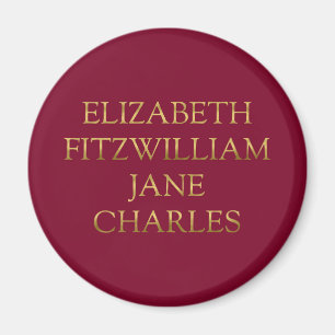 Hauptmerkmale von Stolz und Vorurteilen Magnet