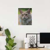 Hauptmünzkatze Poster (Heimbüro)