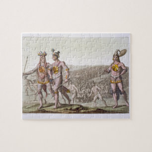 HauptOutina, Feind von Saturiba, geht unter seinem Puzzle