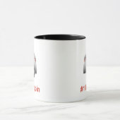 Hauptperson-Bowling Tasse (Zentrum)