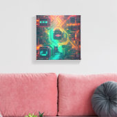 Hauptplatine Leinwanddruck (Insitu (Wohnzimmer))