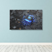 Hauptplatine Leinwanddruck (Insitu (Holzboden))