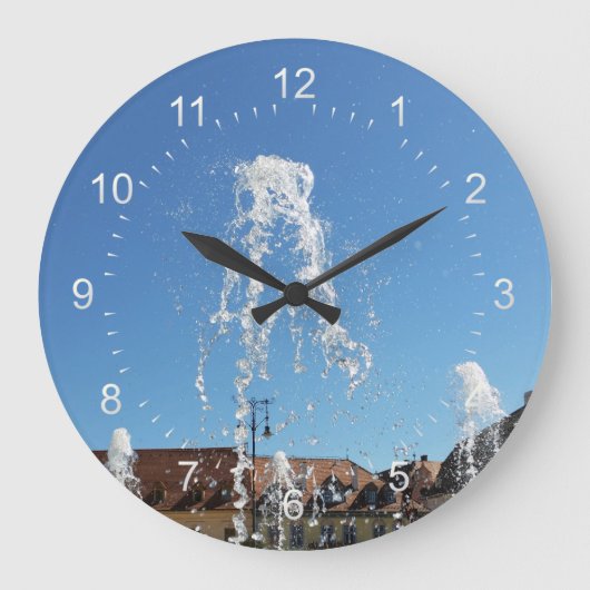 Hauptplatz artesisch große wanduhr (Vorderseite)
