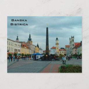 Hauptplatz: Banska Bistrica Postkarte