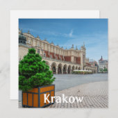 Hauptplatz der Altstadt von Krakau, Polen (Vorne/Hinten)