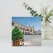 Hauptplatz der Altstadt von Krakau, Polen (Stehend Vorderseite)