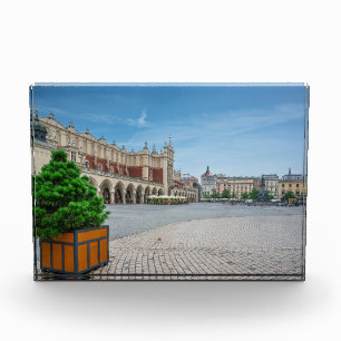 Hauptplatz der Altstadt von Krakau, Polen Fotoblock