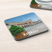 Hauptplatz der Altstadt von Krakau, Polen Getränkeuntersetzer (Linke Seite)