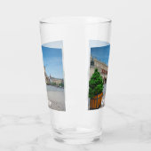Hauptplatz der Altstadt von Krakau, Polen Glas (Links)