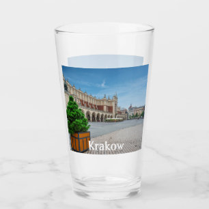 Hauptplatz der Altstadt von Krakau, Polen Glas
