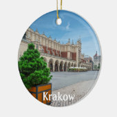 Hauptplatz der Altstadt von Krakau, Polen Keramik Ornament (Links)