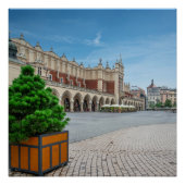 Hauptplatz der Altstadt von Krakau, Polen Poster (Vorderseite)