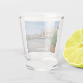 Hauptplatz der Altstadt von Krakau, Polen Schnapsglas (Rückseite)