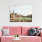 Hauptplatz in Grand Kairo, mit Murad Bey's Leinwanddruck (Insitu (Wohnzimmer))