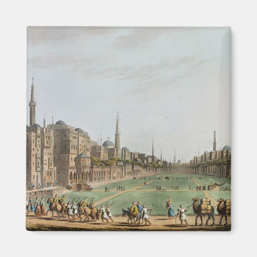 Hauptplatz in Grand Kairo, mit Murad Bey's Magnet (Vorne)