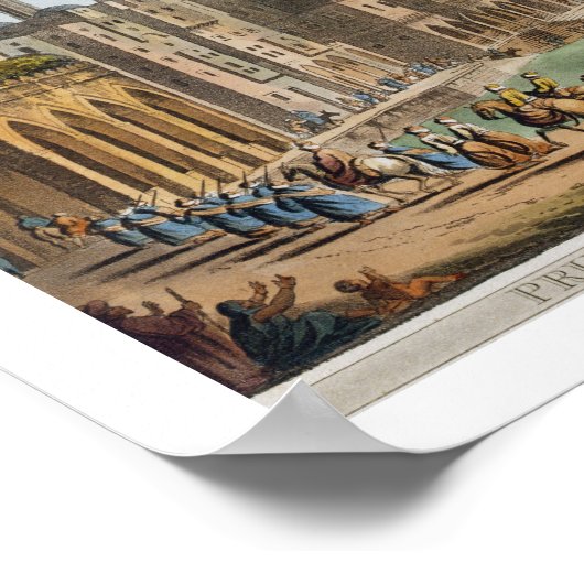 Hauptplatz in Grand Kairo, mit Murad Bey's Poster (Ecke)