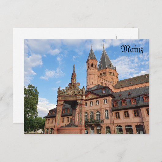 Hauptpostkarte Feiertagspostkarte (Vorne/Hinten)