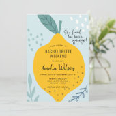 Hauptpresse Bachelorette Wochenende Einladung (Stehend Vorderseite)