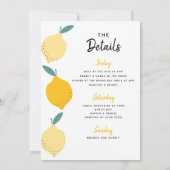 Hauptpresse Bachelorette Wochenende Einladung (Rückseite)