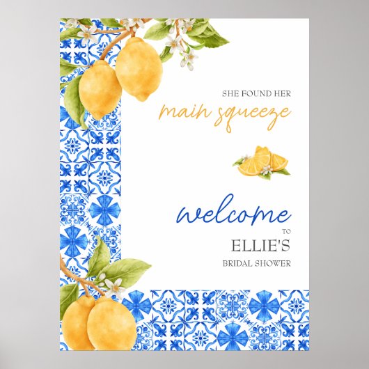 Hauptpresse | Brautparty Lemon Poster (Vorne)