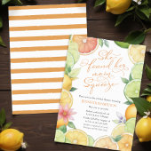 Hauptpresse | Citrus Floral Brautparty Einladung