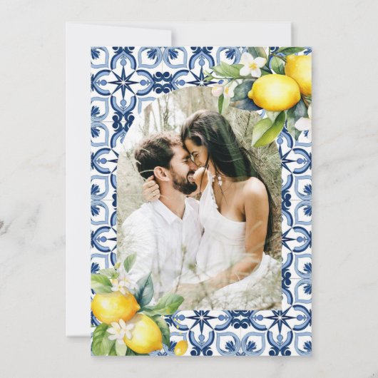 Hauptpresse des Fotos Brautparty Einladung (Rückseite)