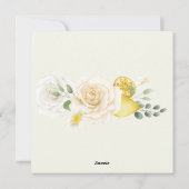 Hauptpresse Elegante Brautdusche Einladung (Rückseite)