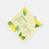 Hauptpresse Elegante Lemon Yellow Citrus Dusche Serviette (Ecke)