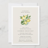 Hauptpresse Elegantes botanisches Brautparty Einladung (Vorderseite)