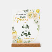 Hauptpresse Elegantes Brautparty Geschenkkarten Acrylschild (Vorderseite)