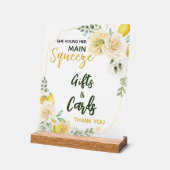 Hauptpresse Elegantes Brautparty Geschenkkarten Acrylschild (Winkel)