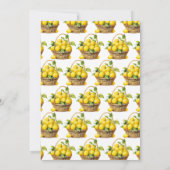 Hauptpresse Lemon Babydusche Einladung (Rückseite)