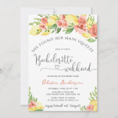 Hauptpresse Lemon Bachelorette Wochenende Einladun Einladung (Vorderseite)