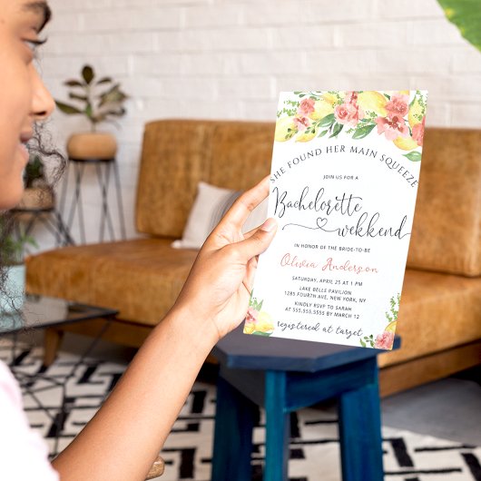 Hauptpresse Lemon Bachelorette Wochenende Einladun Einladung